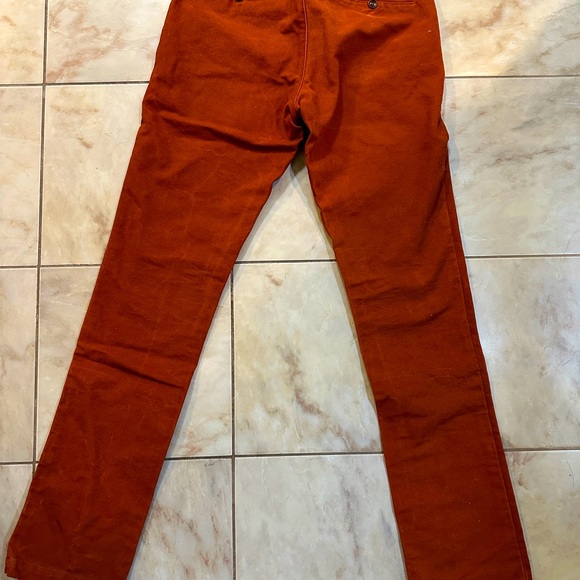 Gustin Red Duck Canvas Chinos - Picture 2 of 7